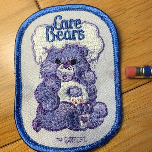 Care Bears Patch Grumpy Bear sew on patch decal vintage - Picture 6 of 6